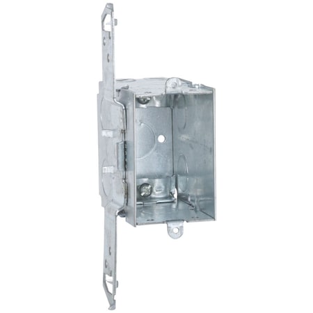 Southwire Electrical Box, 18 cu in, Wall Box Type, 1 Gang, Steel, Rectangular Shape G603-FR-UPC